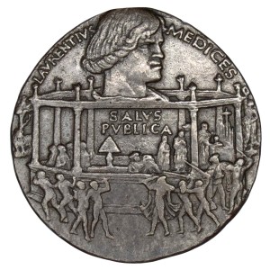 BERTOLDO DI GIOVANNI - Lorenzo e Giuliano de' Medici, 1478, ©Staatliche Museen zu Berlin, Münzkabinett, Reinhard Saczewski