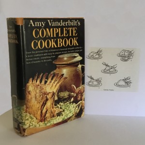 Amy Vanderbilt’s Complete Cookbook. Drawings by Andrew Warhol, Doubleday & Company, Inc., Garden City, New York 1961. L’illustrazione, intitolata Carving poultry, è riprodotta a p. 475. (Collezione Guido Andrea Pautasso)