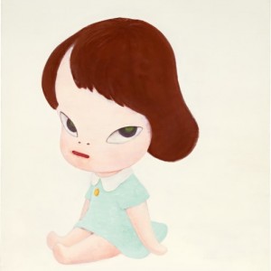 Yoshitomo Nara, Hothouse Doll, 1995, acrylic on canvas, 119.8 x 109.9 cm