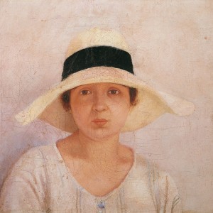 VIRGILIO GUIDI Ritratto della fidanzata Adriana, 1920