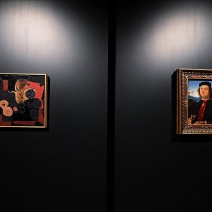 NERO Perugino Burri Perugia, Palazzo Baldeschi Veduta della mostra Exhibition view Ph: Giancarlo Belfiore
