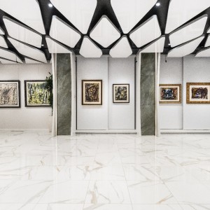 Emilio Vedova - Senza Titolo Galleria Orler Abano Terme Veduta della mostra installation view Ph: Vincenzo Caricato
