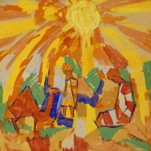 ALEKSANDR NIKOLAEVIC VOLKOV - Il Sole, 1918-1920