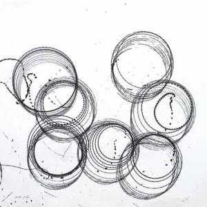 PALEO-GRAFIA | 1966 | 72x101 cm | inchiostro su carta | ink on paper