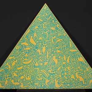 KEITH HARING Pyramid, 1989 Courtesy of Nakamura Keith Haring Collection © Keith Haring Foundation