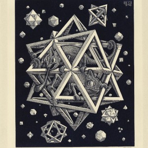 MAURITS CORNELIS ESCHER Stelle, 1948 Collezione/collection M.C. Escher Foundation, Paesi Bassi ©2023 The M.C. Escher Company. All rights reserved