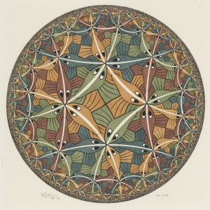 MAURITS CORNELIS ESCHER Limite del cerchio III, 1959 Collezione/collection M.C. Escher Foundation, Paesi Bassi/Netherlands ©2023 The M.C. Escher Company. All rights reserved