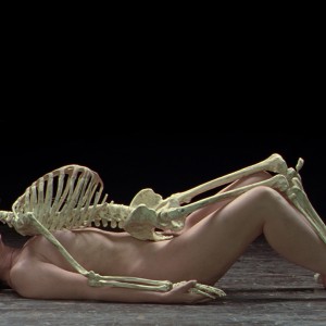 MARINA ABRAMOVIC ́ Nude with Skeleton, 2005 Performance for Video Courtesy Marina Abramovic ́ Archives ©Marina Abramovic ́ Royal Academy of Arts