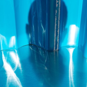 WOLFGANG TILLMANS blue self–portrait shadow, 2020 Courtesy l’artista/the artist David Zwirner, New York/Hong Kong Galerie Buchholz, Berlino/Berlin/Colonia/Cologne Maureen Paley, Londra/London