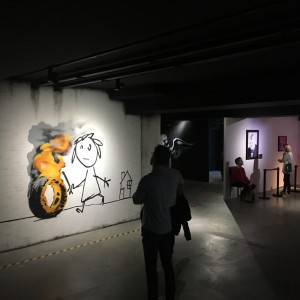 BANKSY Veduta della mostra/exhibition view © DR The World of Banksy