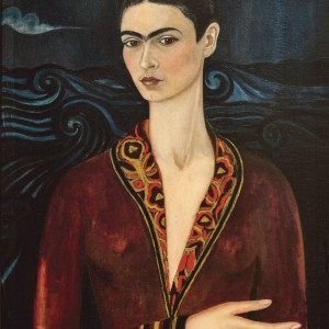 FRIDA KAHLO - Self-Portrait (With Velvet Dress), 1926, Private Collection