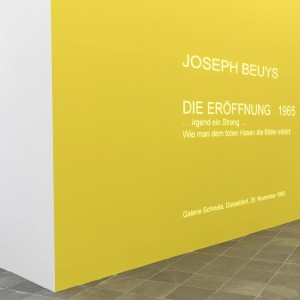 JOSEPH BEUYS Veduta della mostra/exhibition view Joseph Beuys - Think. Act. Convey.  Ph: Johannes Stoll / Belvedere, Vienna 2021 