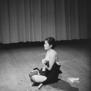 YOKO ONO Cut Piece, 1964 “New works by Yoko Ono”, 1965 Carnegie Recital Hall, NYC Ph: ©Minoru Niizuma ©Yoko Ono