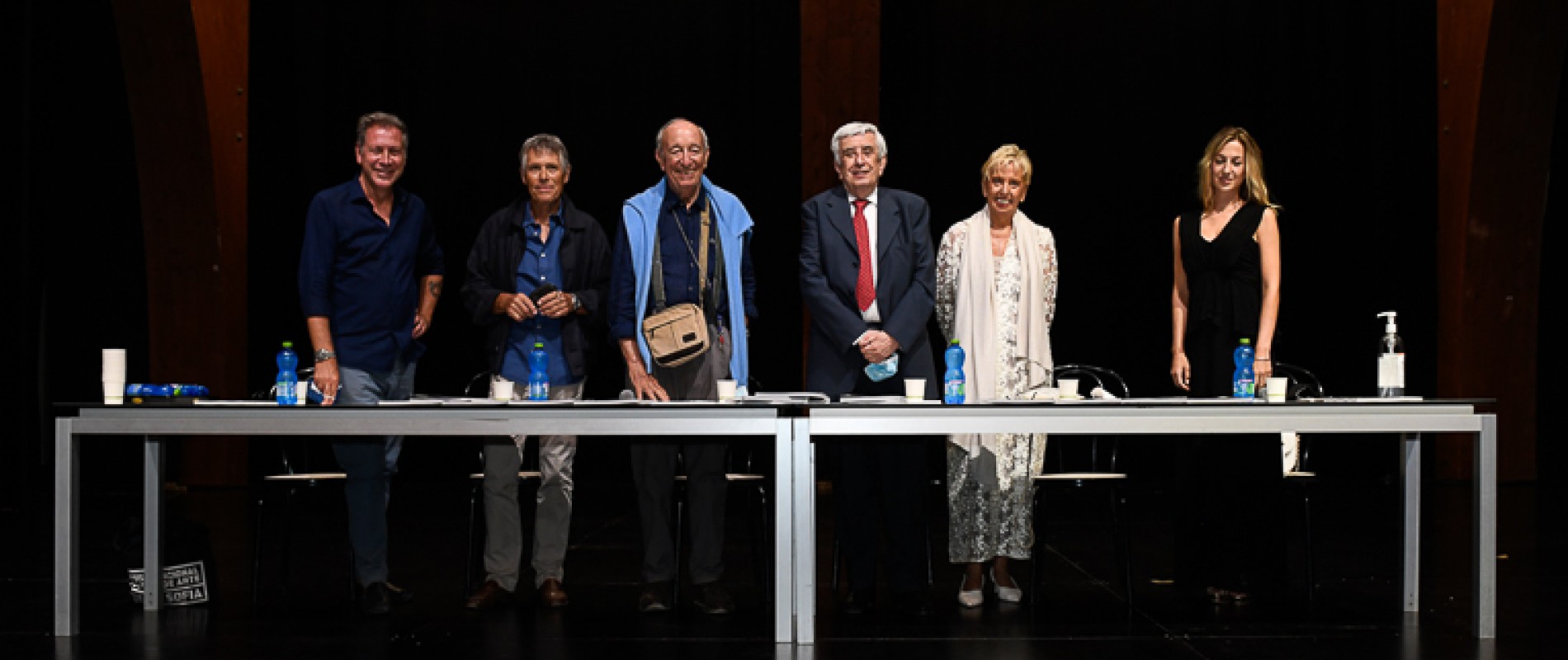 Da sinistra Guido Andrea Pautasso, Sandi Renko, Riccardo Guarneri, Lucano Caprile, Lorella Pagnucco Salvemini, Silvia Toniolo