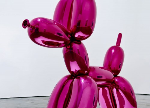 JEFF KOONS Balloon Dog (Magenta), 1994-2000 1 di 5 uniche versioni/1 of 5 unique versions © Jeff Koons Ph: © FMGB Guggenheim Bilbao Museoa Ph: Erika Barahona Ede 